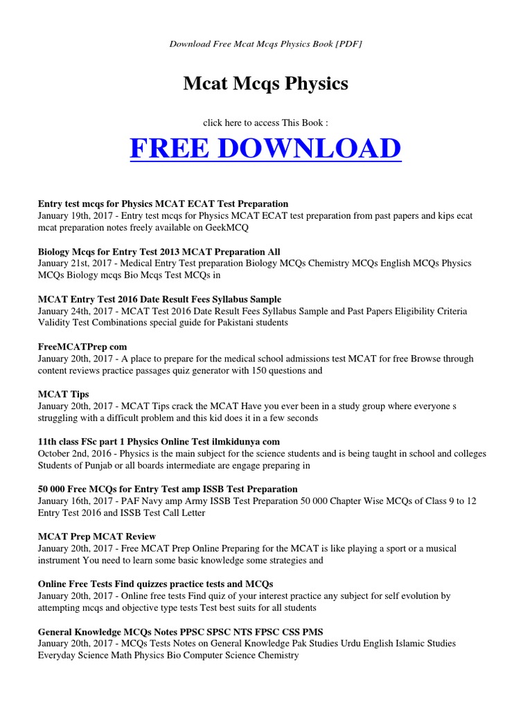Free physics books pdf