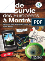 Guide de Survie Des Europeens A Montreal