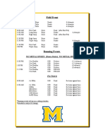 McNeese Indoor II Schedule