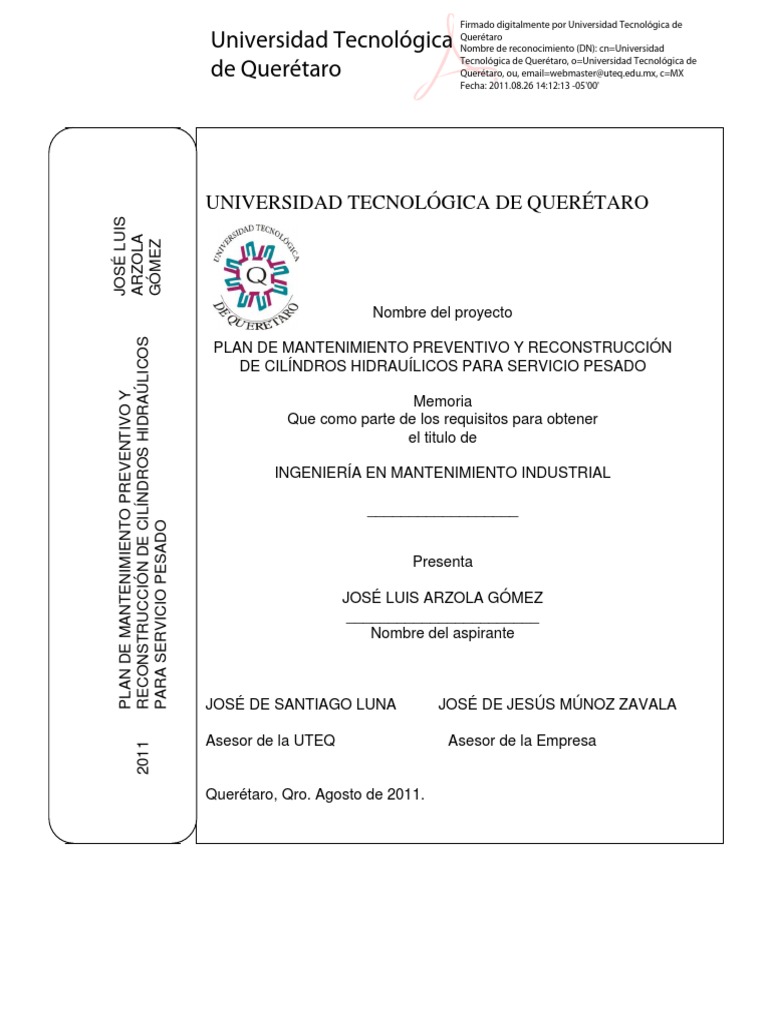 Plan de Mantenimiento Preventivo Torno Herramienta de