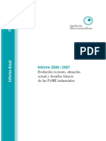 Informe 2006-07 Evolución Reciente, Situación Actual y Desafíos Futuros de Las Pymes Industriales