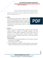 Plan Distrital de Seguridad Ciudadana - 2017-Distrito de Victor Larco Herrera