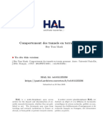 Comportement desTUNNELS en Terrain Poussant - Kovari Convergence Dépassant 5% Problématique PDF