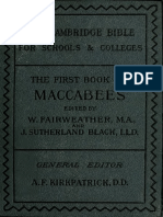 The Cambridge Bible For Schools and Colleges - The First Book of Maccabees