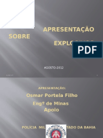 Apresentação Sobre Explosivos Pm (Oficial)