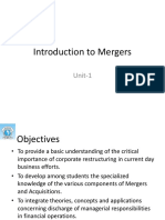 1.Introduction to Mergers