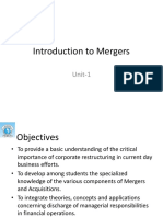 1.introduction To Mergers
