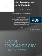 Plan de Contingencia para Una Empresa