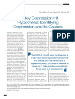 Nedley Depression Hit Hypothesis Identifying Depression and Its Causes