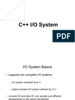 The C++ IO System Basics