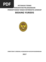 Download JUKNIS PENDAFTARAN TANAH SISTEMATIS LENGKAP BIDANG YURIDIS TAHUN 2017 by Yulianto Dwi Prasetyo APtnh MH SN337669367 doc pdf