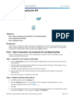 (BLANK) 2.1.4.8 Packet Tracer - Navigating The IOS Instructions (WORKSHEET)