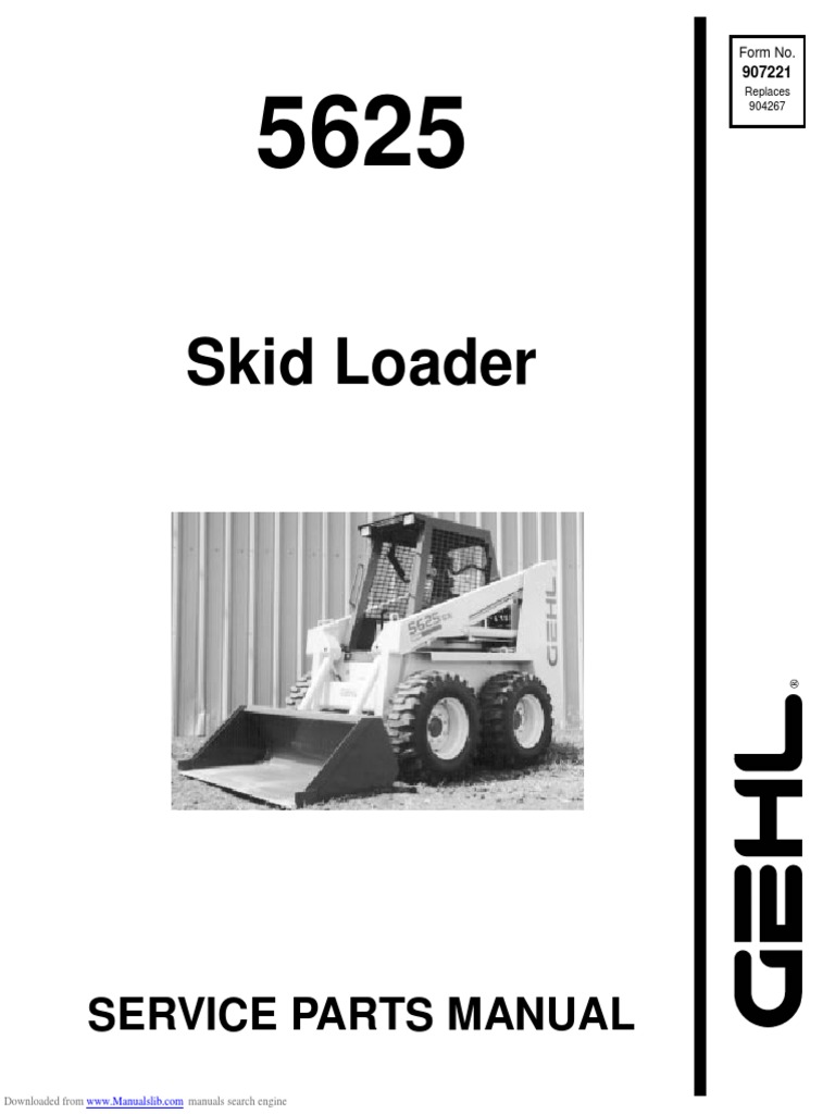 Gehl 5625 Service Manual PDF | PDF | Screw | Elevator
