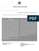 Evaluación de La Toxicidad Del Fruto de Crucetillo