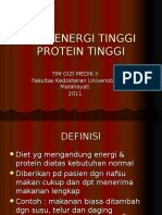 Diet Energi Tinggi Protein Tinggi