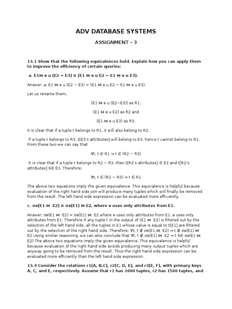 Database pdf database index applied mathematics