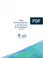 Plan Anticorrupción y Atención al Ciudadano 2017