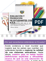 Evaluacion y Promoción de e Nee