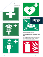 First Aid Station Safety Signs