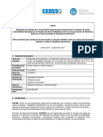 TdR Documental y Campaña Mediática Efectos La Niña_Oxfam