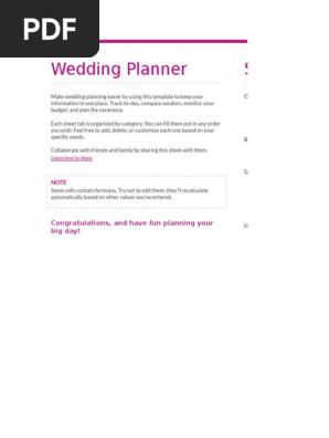 Wedding Planner