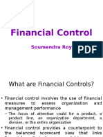 Financial Control: Soumendra Roy