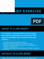 Job Brief Exercise