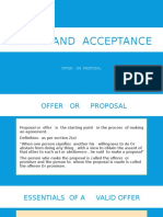 Offer and Acceptance