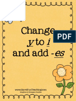 Change To and Add - : y I Es