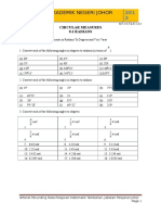 Latihan Akademik Negeri Johor: Circular Measures 8.1 Radians