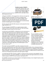 Mosfet: From Wikipedia, The Free Encyclopedia