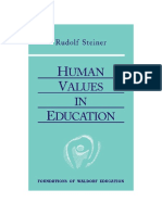 Rudolf Steiner - Human Values in Education