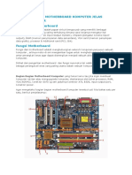 Bagian Bagian Motherboard Komputer Jelas Dengan Gambar