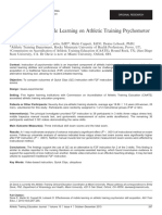 Effectiveness of Mobile Learning On Athletic Training Psychomotor Skill Acquisition