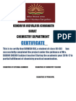 Certificate: Kendriya Vidyalaya Ichhanath Surat