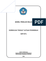 Download Model Penilaian SMP by Hari Budiyanto SN33771132 doc pdf