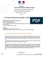 Is - Fusions Et Opérations Assimilées - Notion de Fusion Rapide