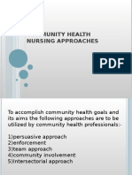 Community Health Nursing Approaches