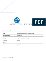 Communication Spec and Data Format