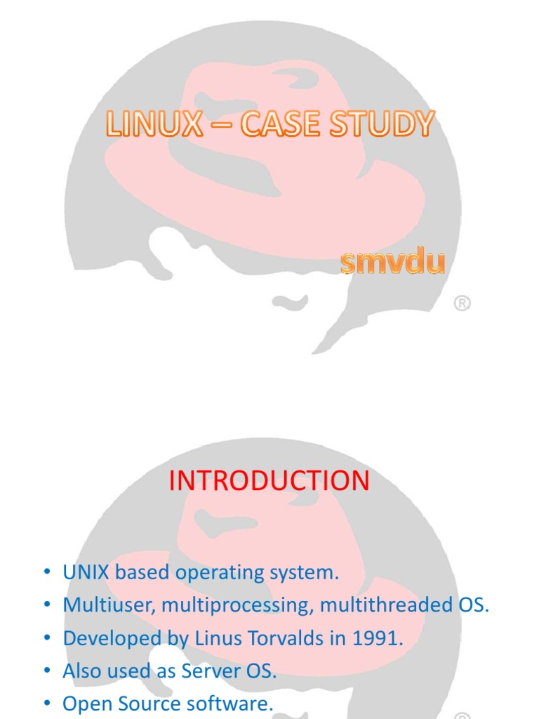 case study of linux and windows