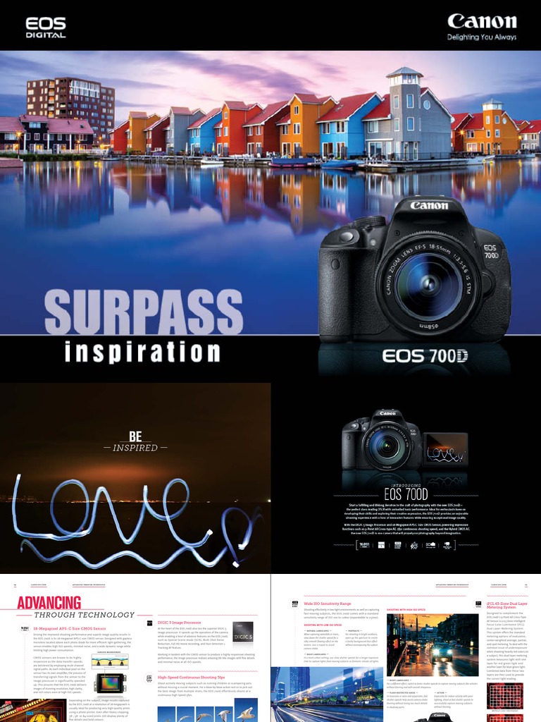 Canon 700d Pdf Autofocus Exposure Photography