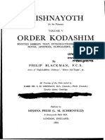 Philip Blackman, Mishnayoth Vol V Order Kodashim (Hebrew Text, Intro, Translation, Notes, Index)