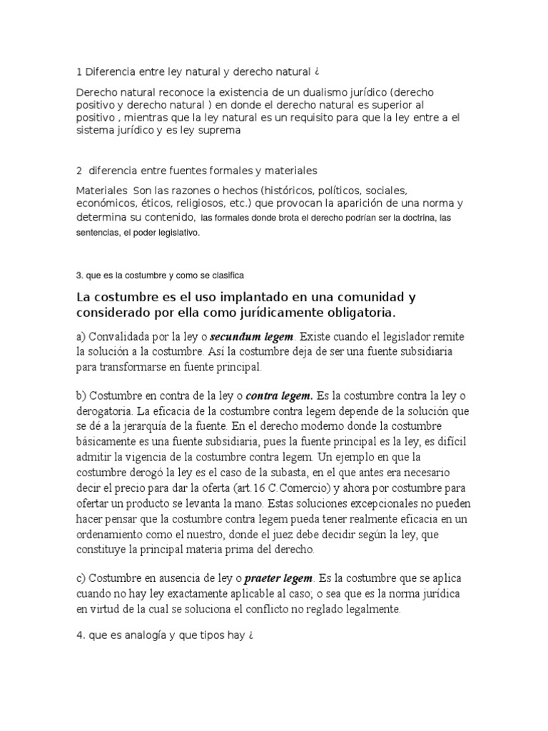 Ley Natural y Derecho Natural: Claves | PDF | Bienes (Ley) | La Ley natural