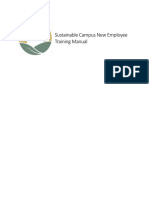 Sustainable Campus New Employee Training Manual 1