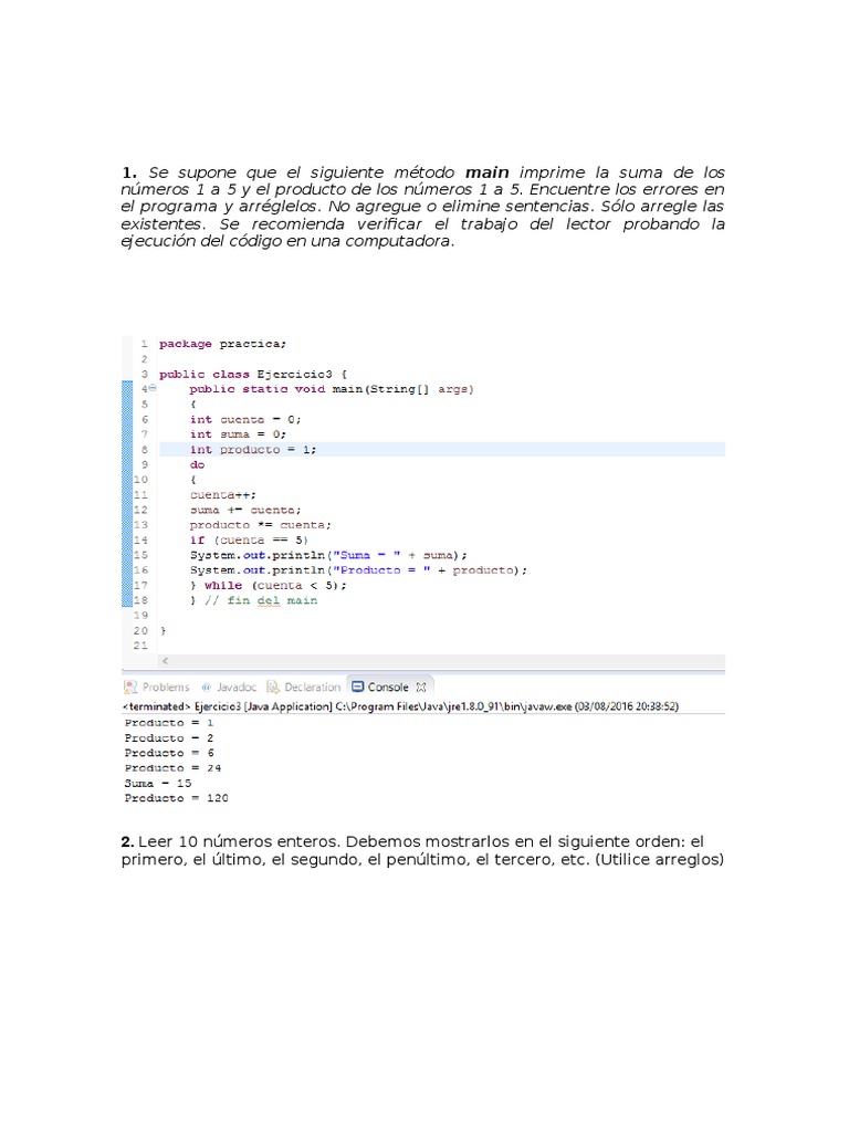 Examen Programacion | PDF