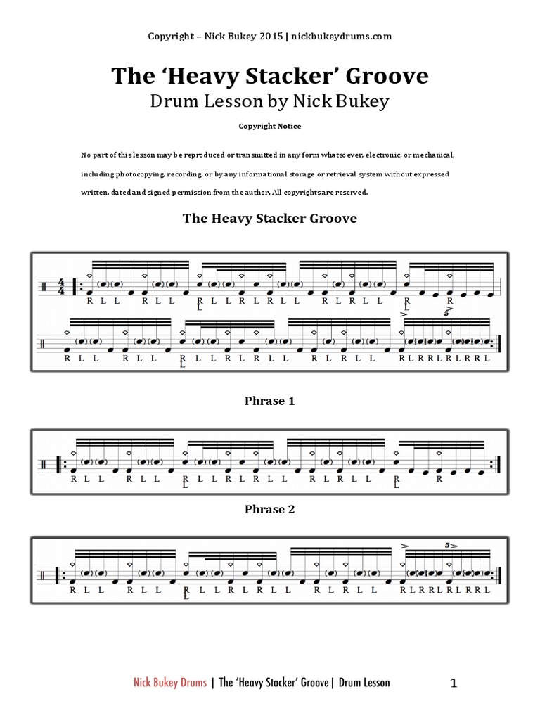 Heavey Stacker Groove | PDF | Home & Garden
