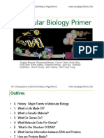 Biologia Molecular - An Introduction To Bioinformatics Algorithms