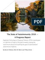 The State of Autoimmunity 2016 - A Progress Report
