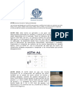 Astm Informe