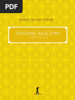 Didascalicon a Arte de Ler - Hugo de São Vitor - Vide Editorial - 2015